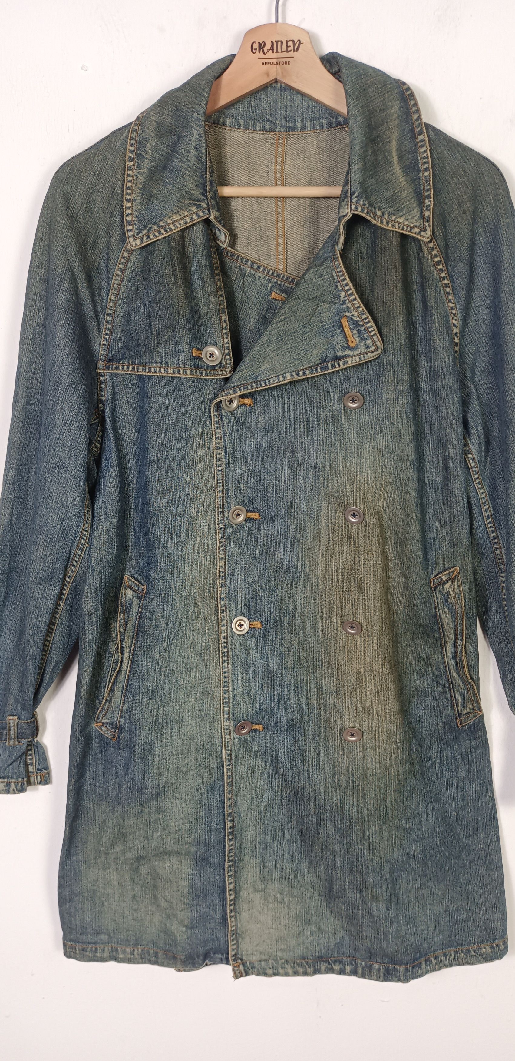 Japanese Brand × SHIPS × Vintage Vintage SHIPS Denim Parkas Size M / US 6-8 / IT 42-44 - 4 Thumbnail