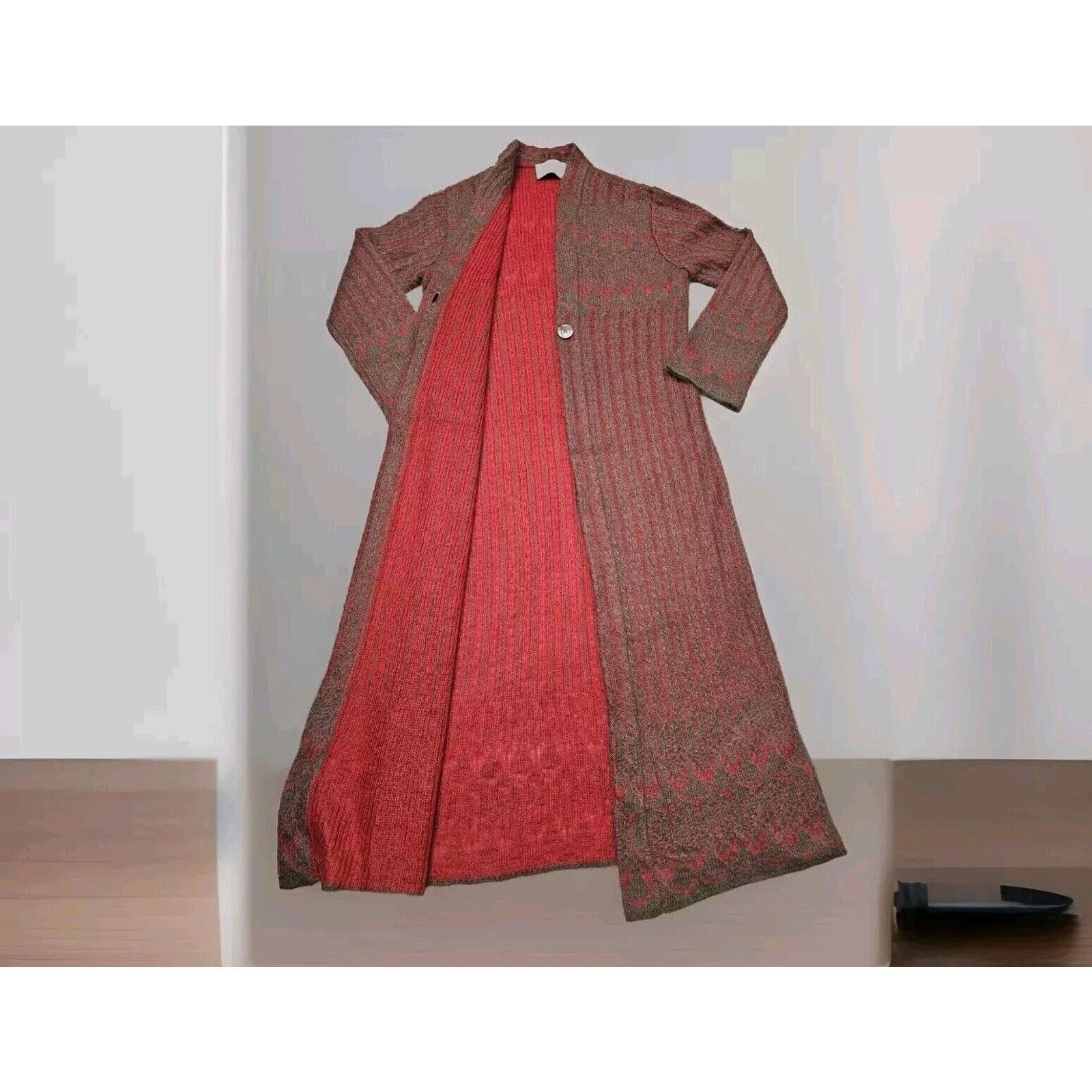 Vintage Gai Mattiolo Mohair Wool Long Cardigan Coat One Size Size ONE SIZE - 8 Thumbnail