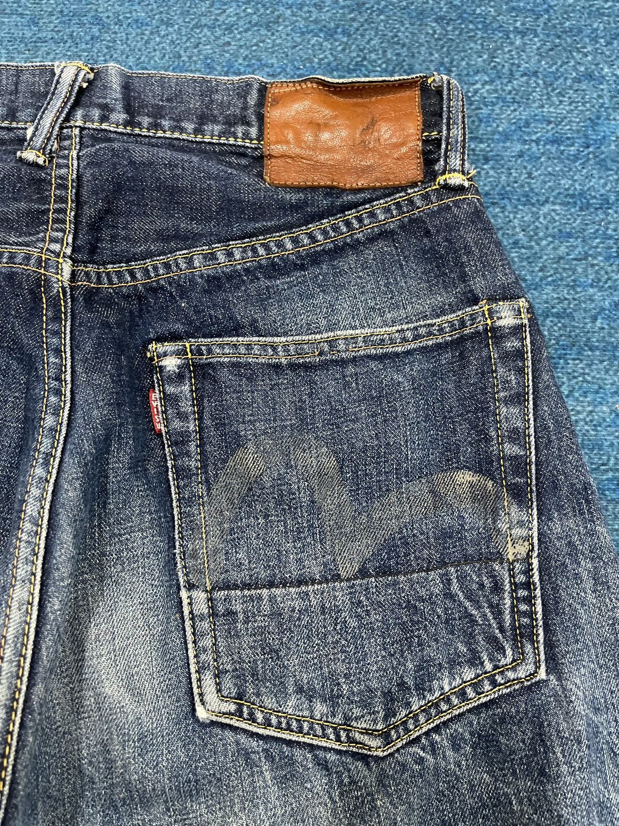 Evisu Vintage Evisu No.2 Selvedge Distressed Denim Pants Size US 29 - 4 Thumbnail