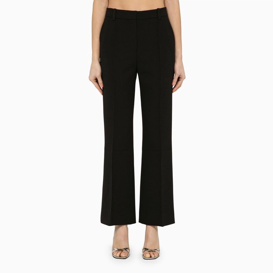 Victoria Beckham o1d2blof1124 Classic Wool-Blend Trouser in Black Size 30" / US 8 / IT 44 - 1 Thumbnail