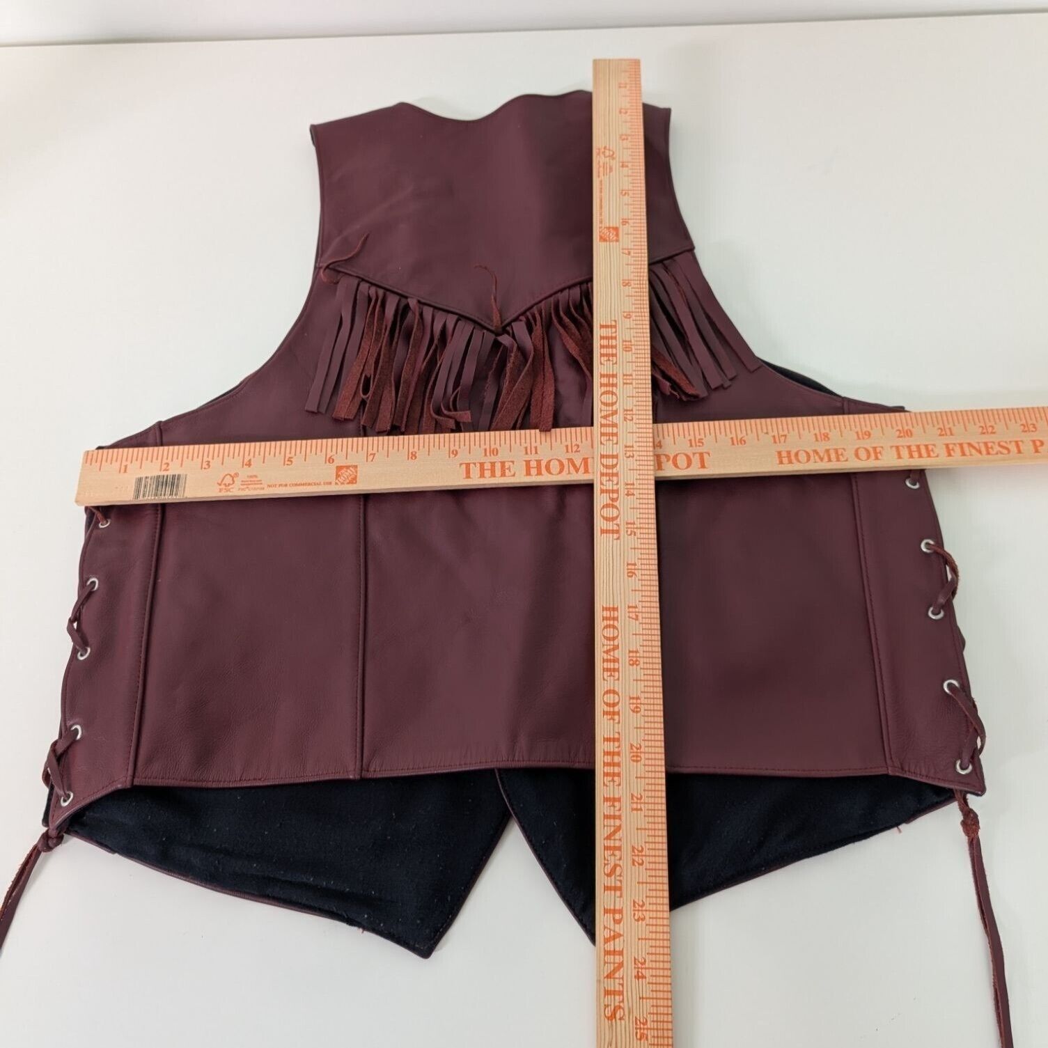 Designer Genuine Leather Fringe Vest Womens Size Medium Size M / US 6-8 / IT 42-44 - 8 Thumbnail