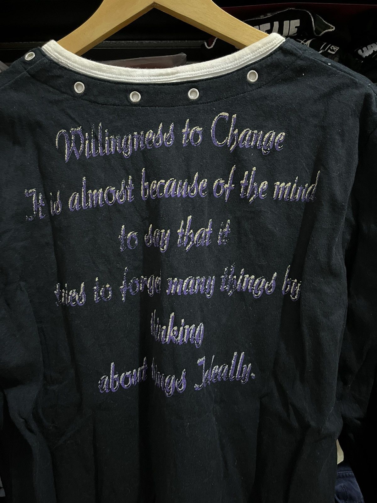 Hysteric Glamour × If Six Was Nine × Le Grande Bleu (L.G.B.) Corn flake double colar studed poem long sleeve Size US M / EU 48-50 / 2 - 4 Thumbnail