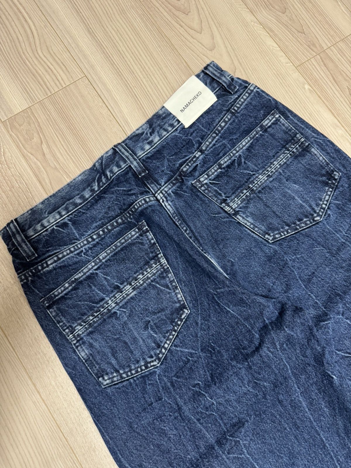 Namacheko NAMACHEKO AW23 Washed Straight Denim Size 31" - 9 Thumbnail