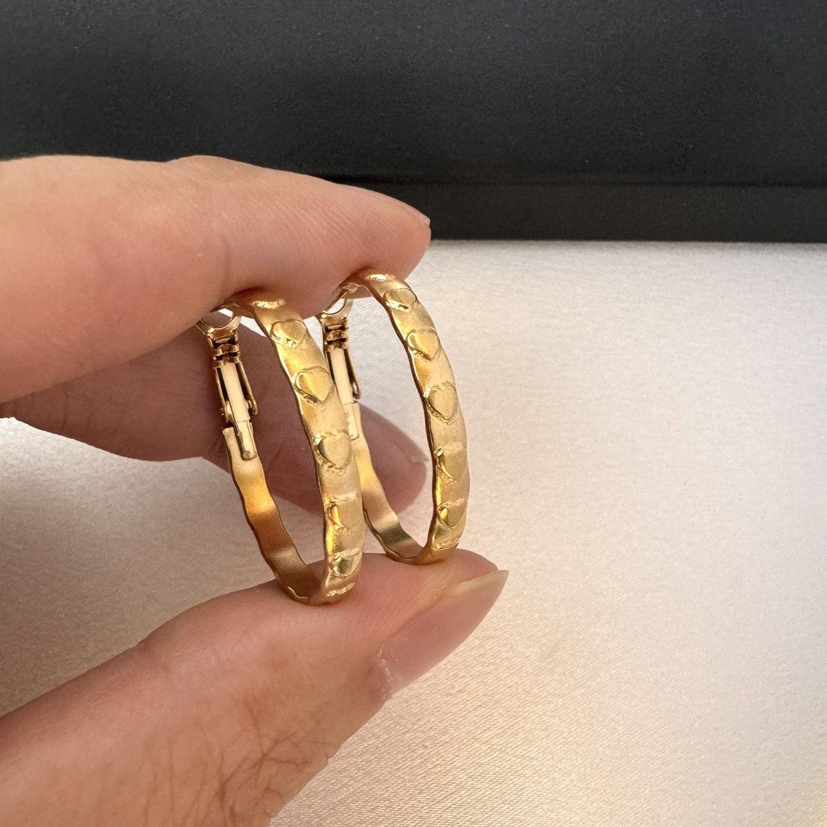Designer × Other Gold Hoop Earrings for Women Size ONE SIZE - 5 Thumbnail