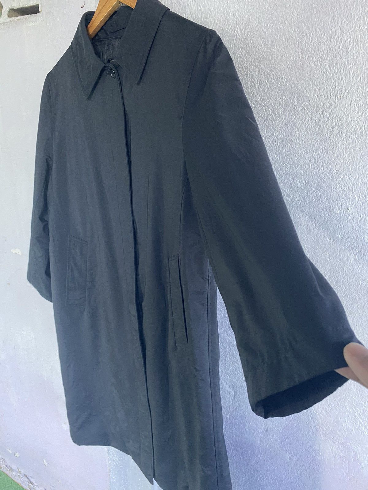 Burberry × Designer × Vintage Vintage Burberry Coat Trench Jacket Quilted Lining Size L / US 10 / IT 46 - 9 Thumbnail