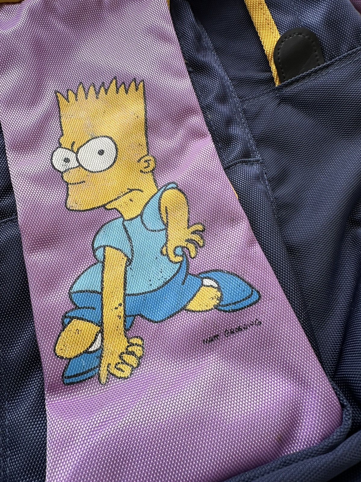 Vintage Vintage Bart Simpson Back Pack 1991 Size ONE SIZE - 4 Thumbnail