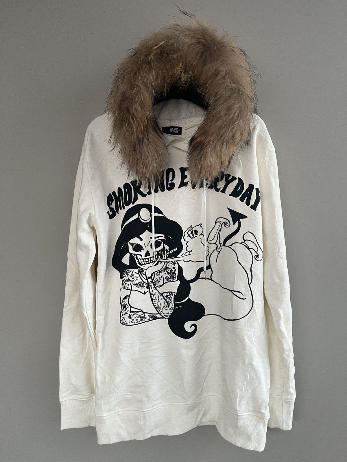 14th Addiction JAPANESE GLADNEWS FUR HOODIE SEDITIONARIES GOTHIC PUNK STYLE Size US L / EU 52-54 / 3 - 1 Thumbnail
