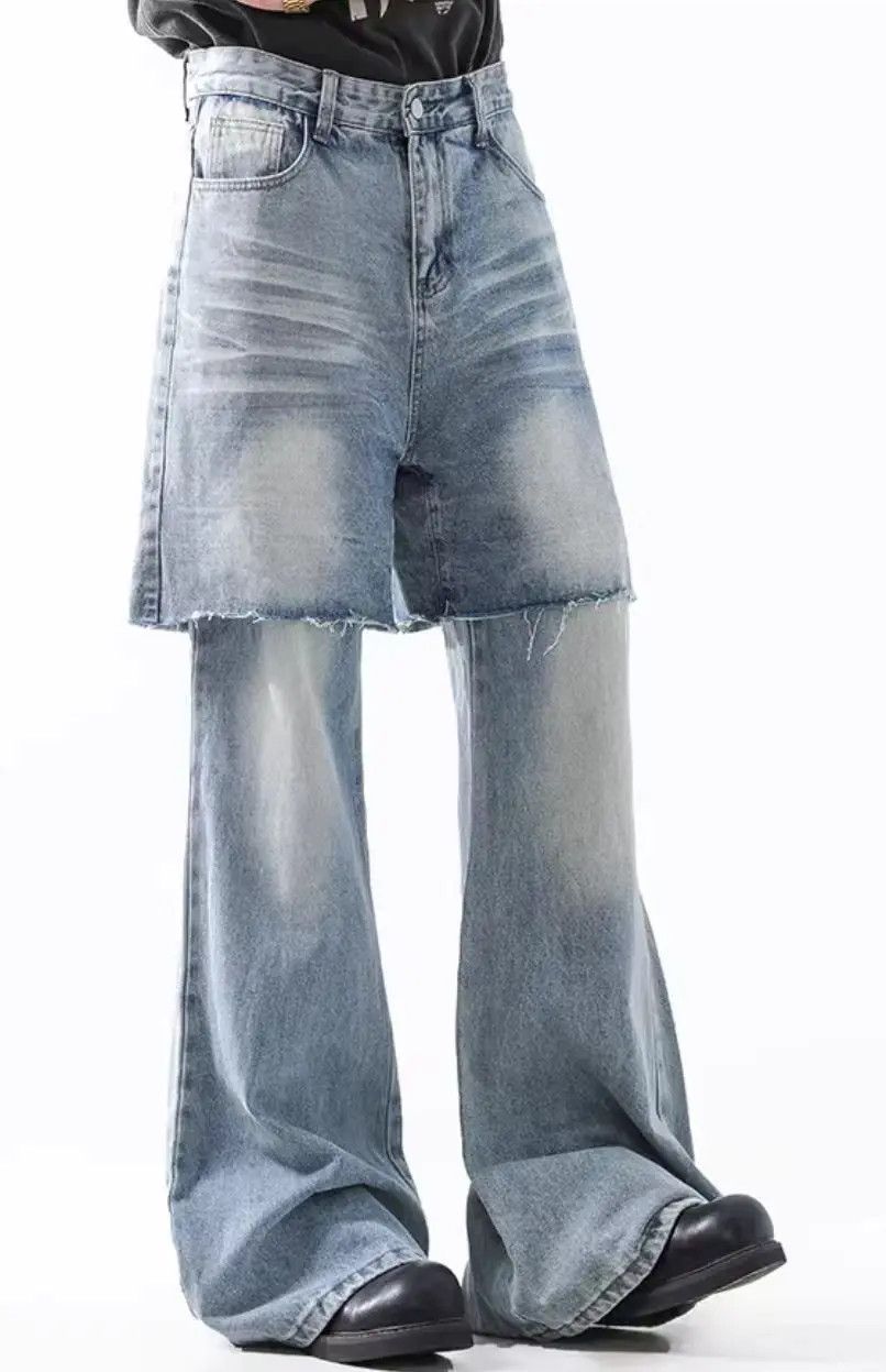 Designer × Japanese Brand Vintage Hip Hop Punk Loose Casual Pants Size US 33 - 2 Thumbnail