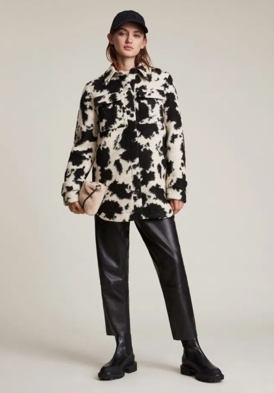 Allsaints Allsaints Jessa Jacket Coast Italian Monochrome Camo Print Size M / US 6-8 / IT 42-44 - 13 Thumbnail