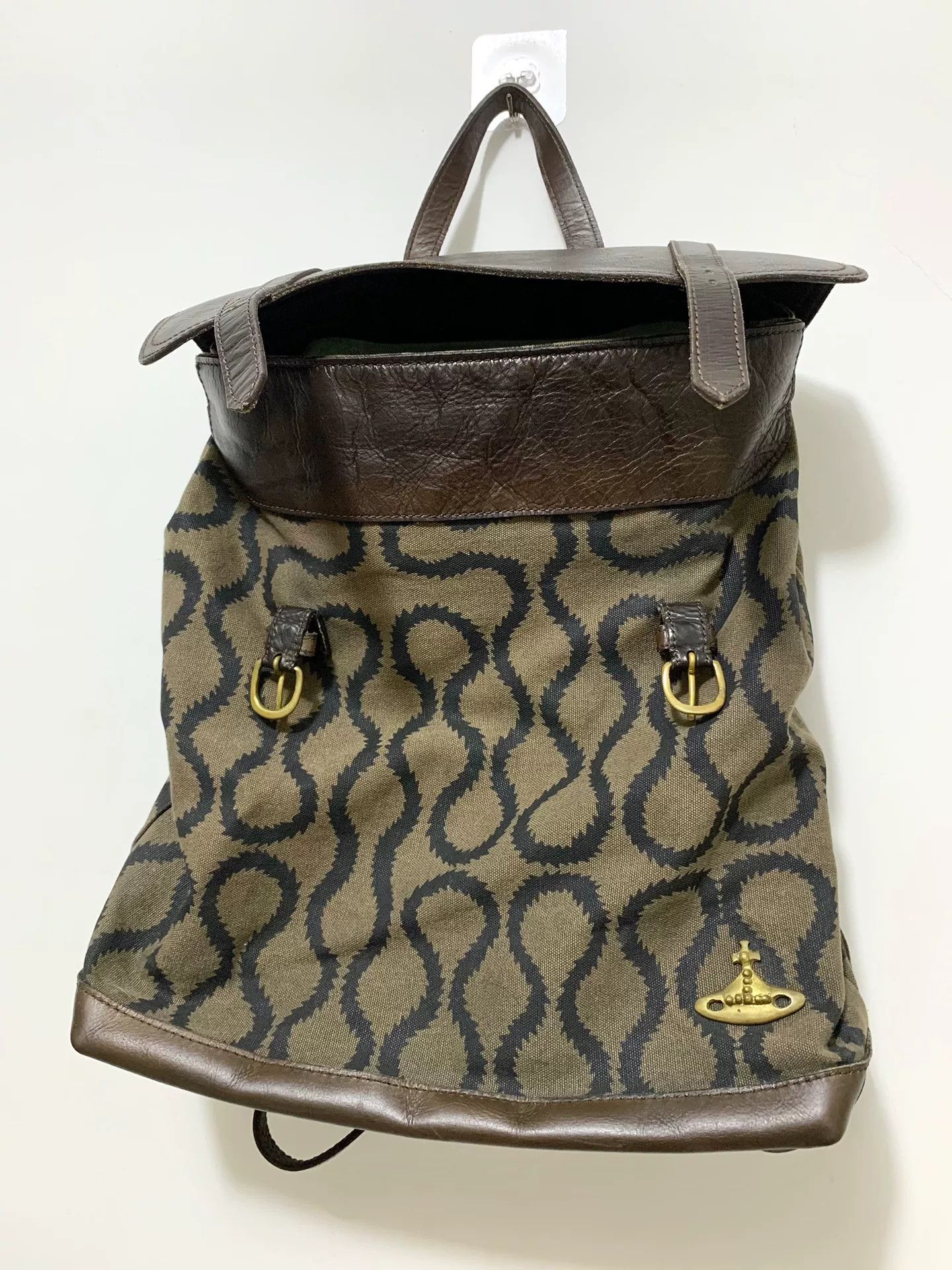Vivienne Westwood Vivienne Westwood Brown Pirate Pattern Backpack Size ONE SIZE - 1 Thumbnail