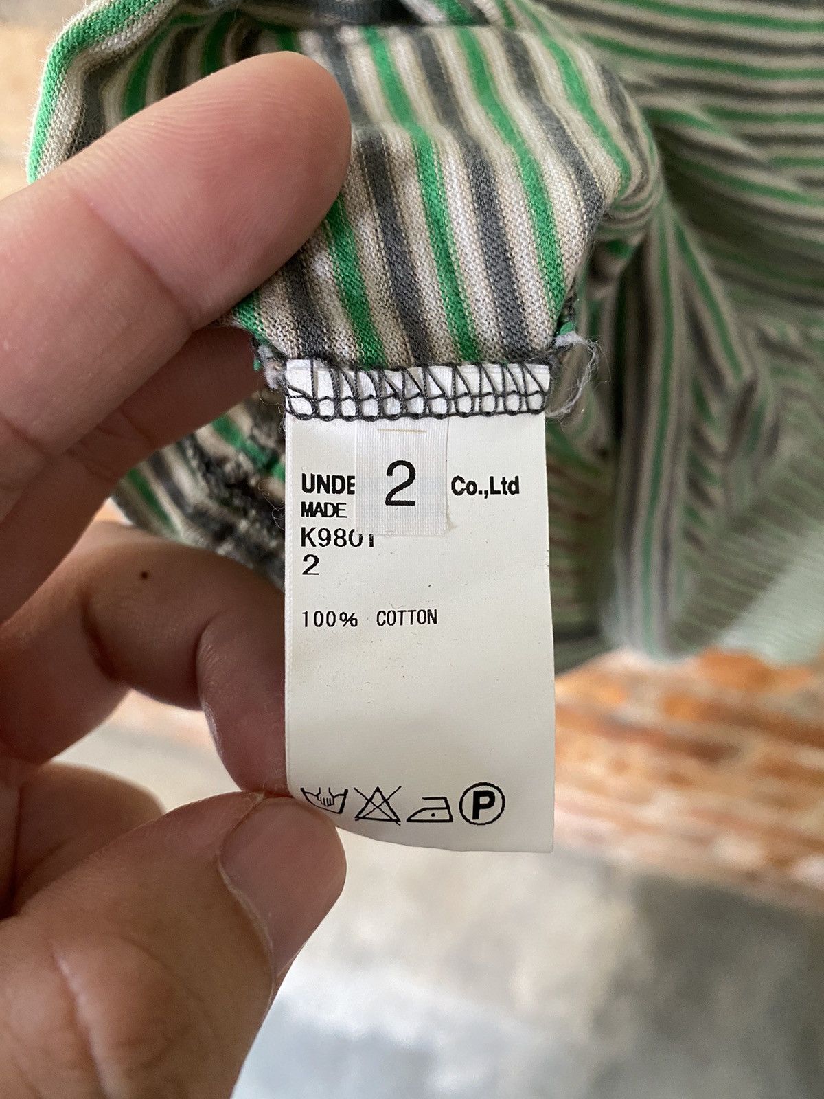 Jun Takahashi 🔥🔥2012 Undercover stripe fuck hand Size US M / EU 48-50 / 2 - 8 Thumbnail