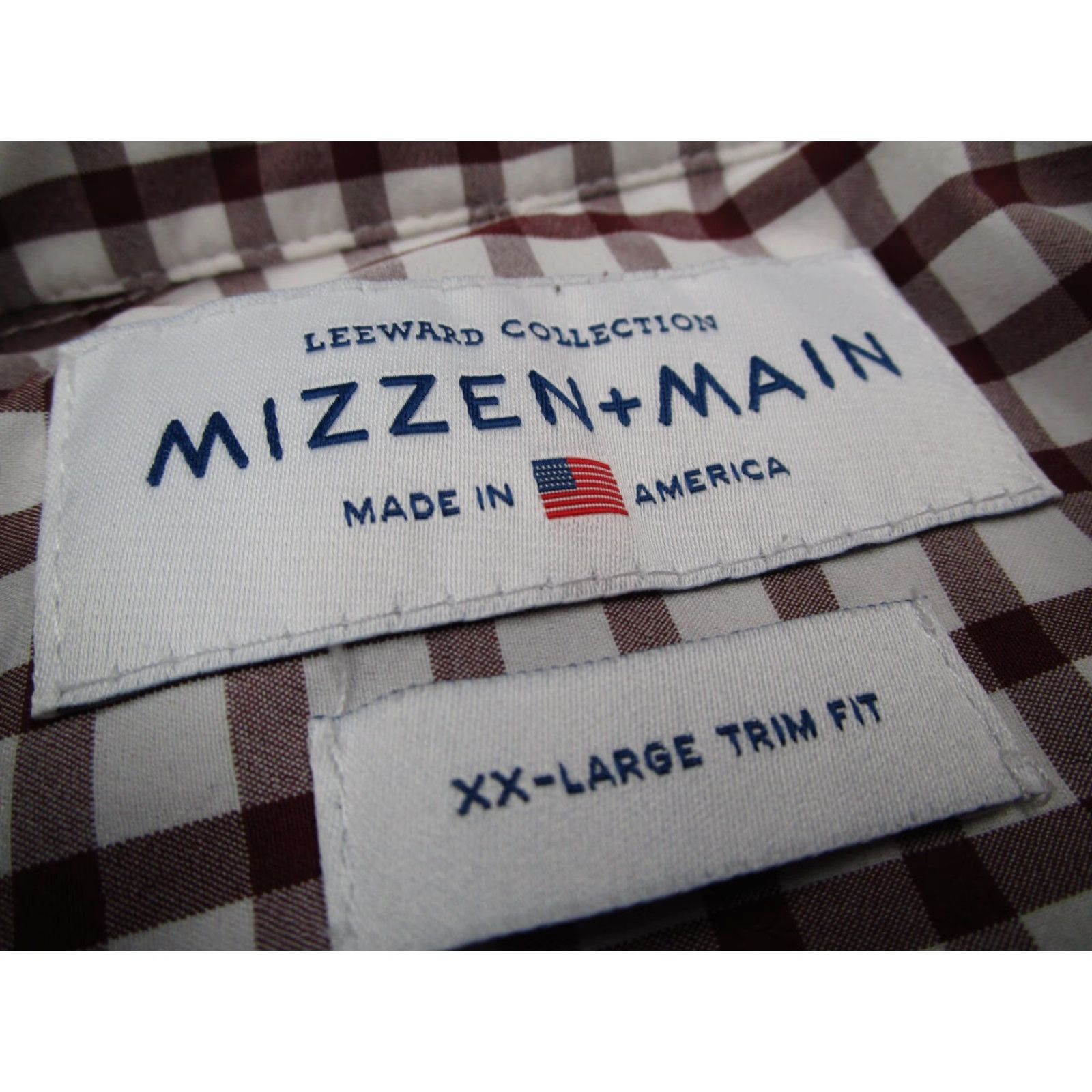 Mizzen+Main Mizzen+Main Shirt Mens 2XL Red Leeward Button-Up XXL Trim Performance USA Shirt Men Red Size US XXL / EU 58 / 5 - 3 Thumbnail