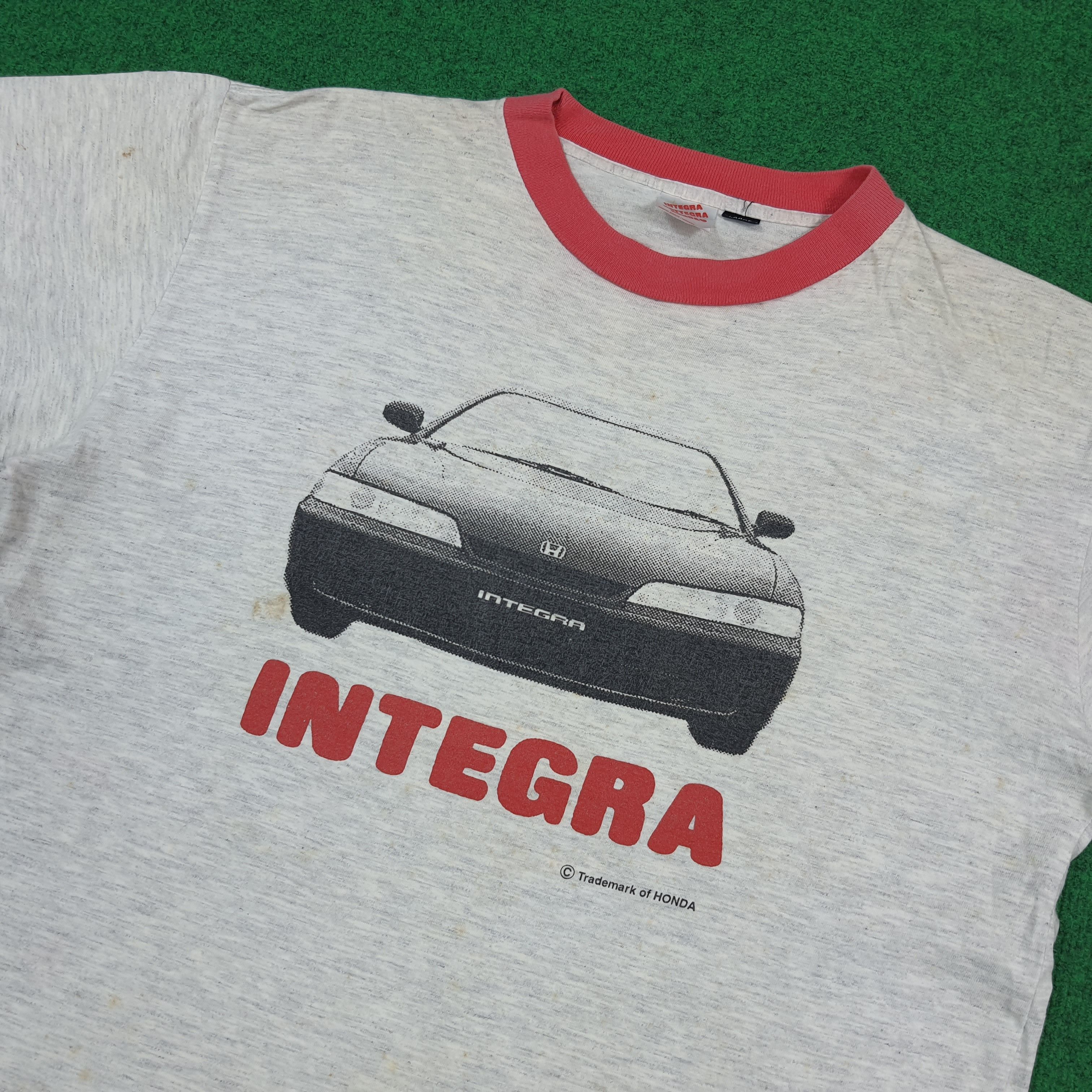Honda Vintage Integra Nottegra Honda Ringer Tshirt C299N30 Size US L / EU 52-54 / 3 - 2 Thumbnail