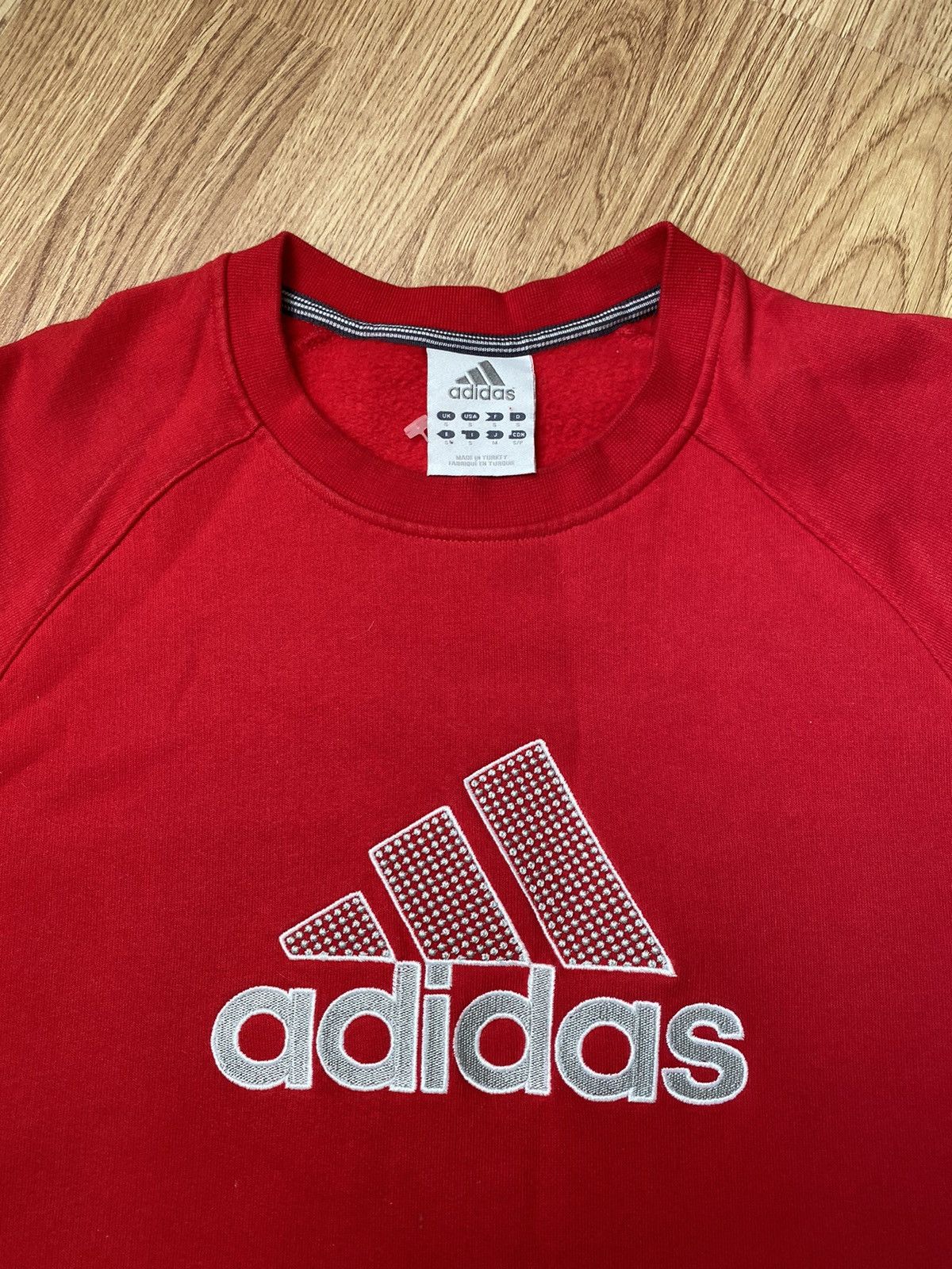 Adidas × Vintage Adidas Vintage Sweatshirt Big Logo size S-M Size US S / EU 44-46 / 1 - 2 Thumbnail