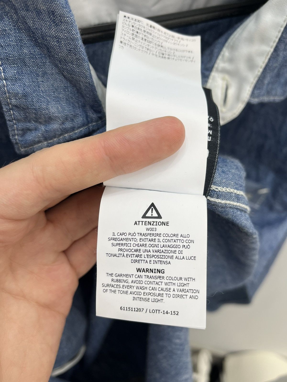 Stone Island Stone Island Logo Embroidered Cotton Shirt Size US XL / EU 56 / 4 - 10 Thumbnail