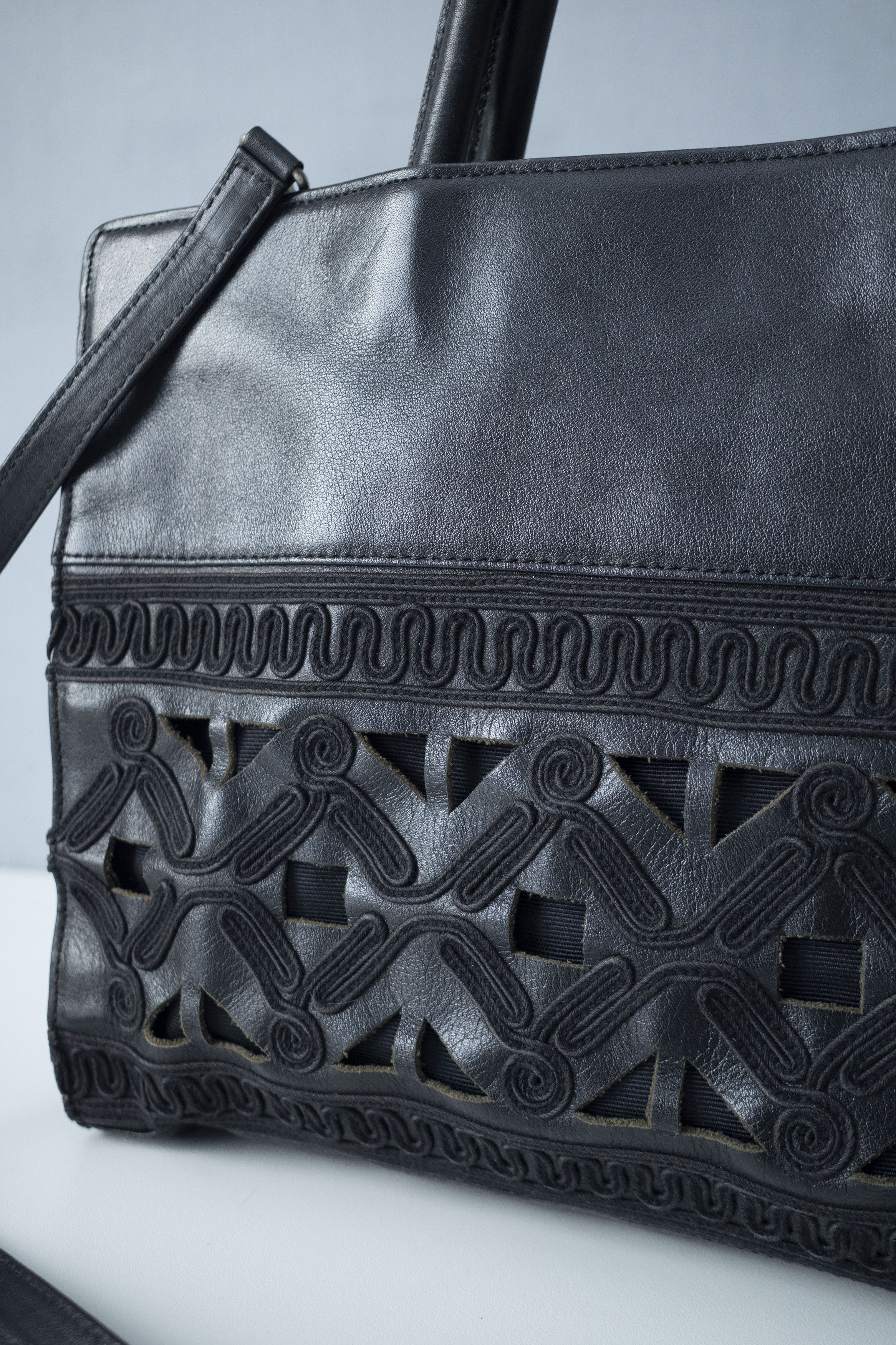 Jean Paul Gaultier Jean Paul Gaultier Leather tote bag Size ONE SIZE - 3 Thumbnail