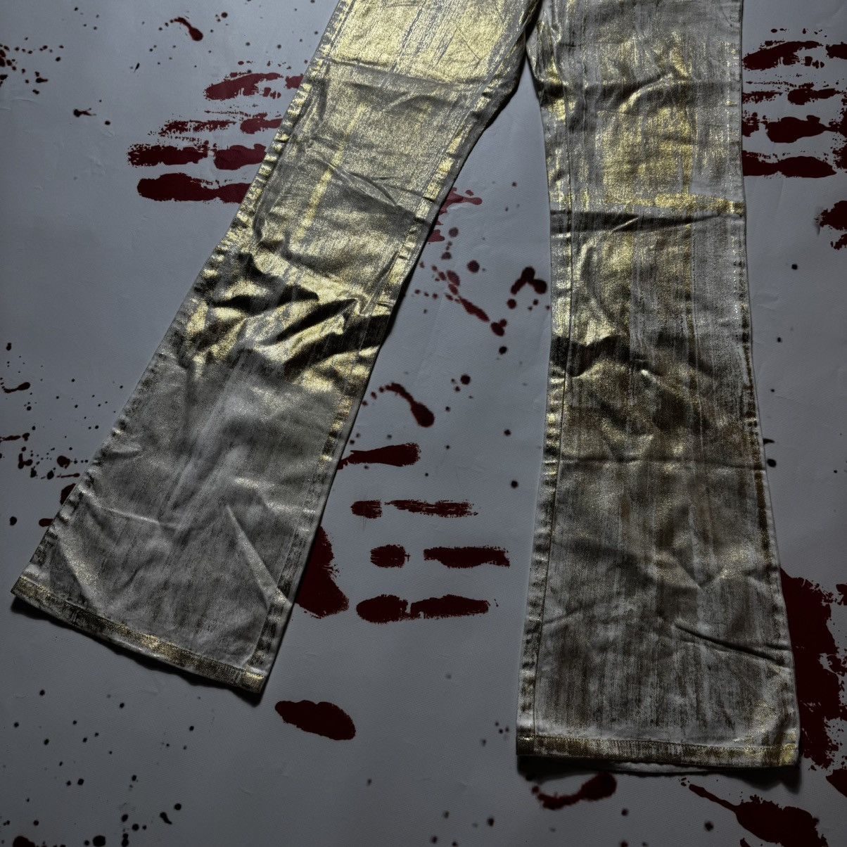 Japanese Brand × Other × Vintage vintage pants covered in paint h&m maison margiela style Size 26" / US 2 / IT 38 - 3 Thumbnail