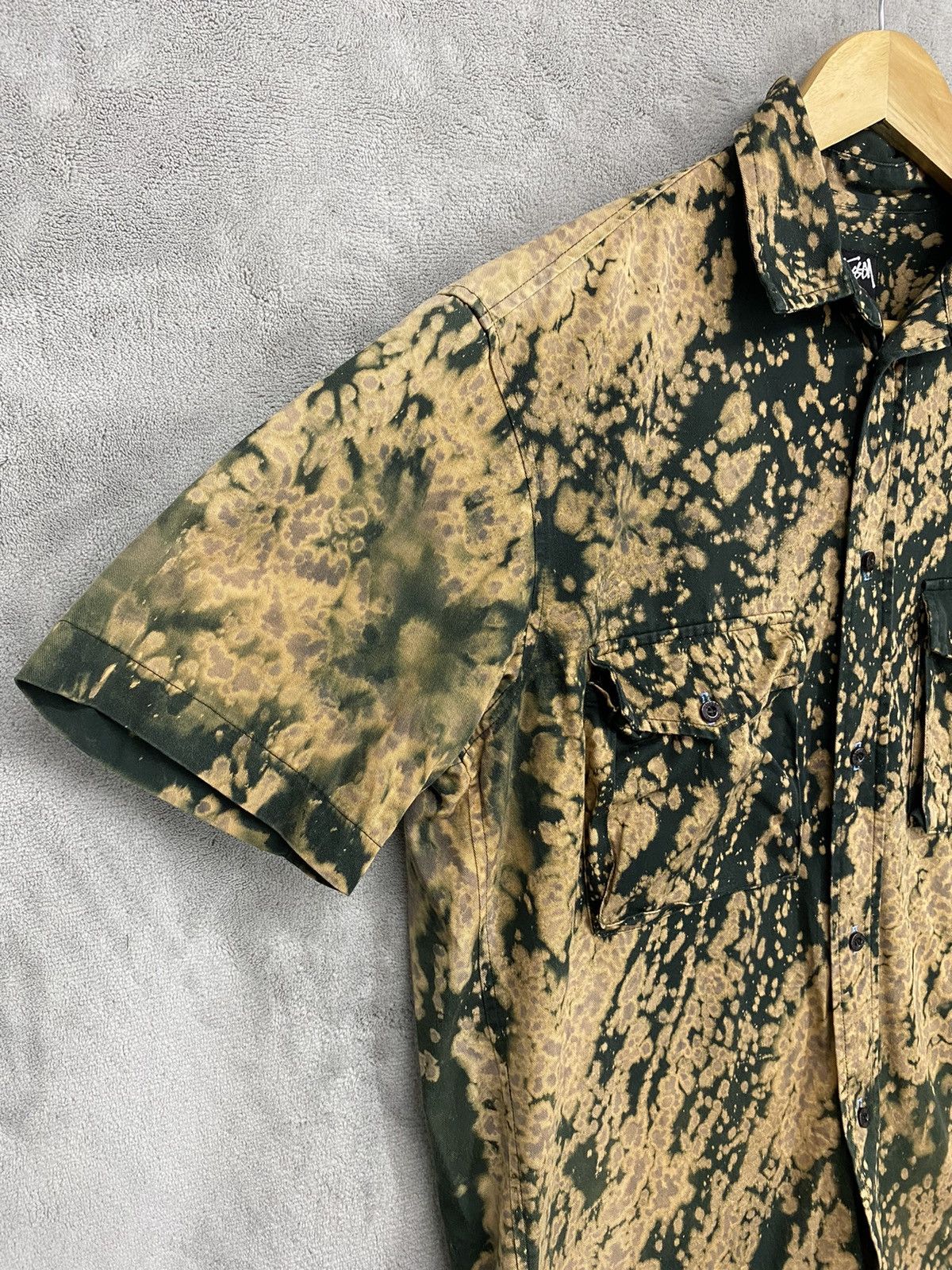 Stussy RARE STUSSY TIE DYE MAN SHIRT BUTTON Size US M / EU 48-50 / 2 - 4 Thumbnail