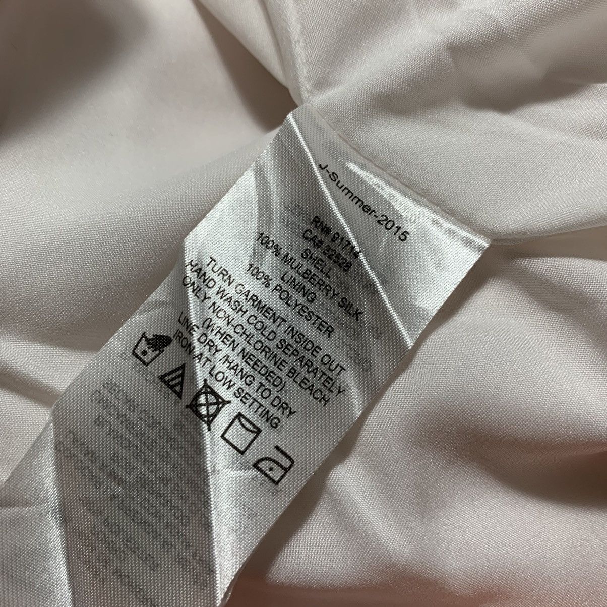 JS 2015 Armani Exchange Silk Collorblock Sleveless Dress