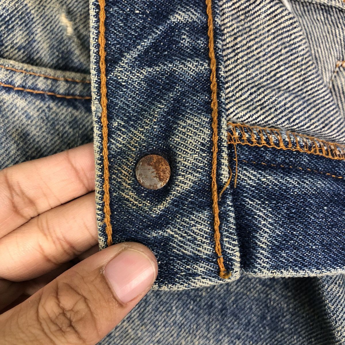 Levi's 🔥Vintage Distressed Denim Jeans Levi’s Size US 32 / EU 48 - 17 Thumbnail