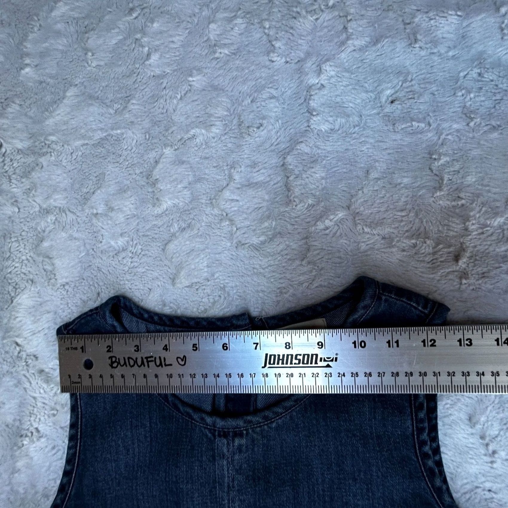 Denime Cloth & Stone Womens Denim Tank Top XS Button-Back Chambray Blue Tank Shirt Red? Wait - Please provide the correct color. Size XS / US 0-2 / IT 36-38 - 7 Thumbnail