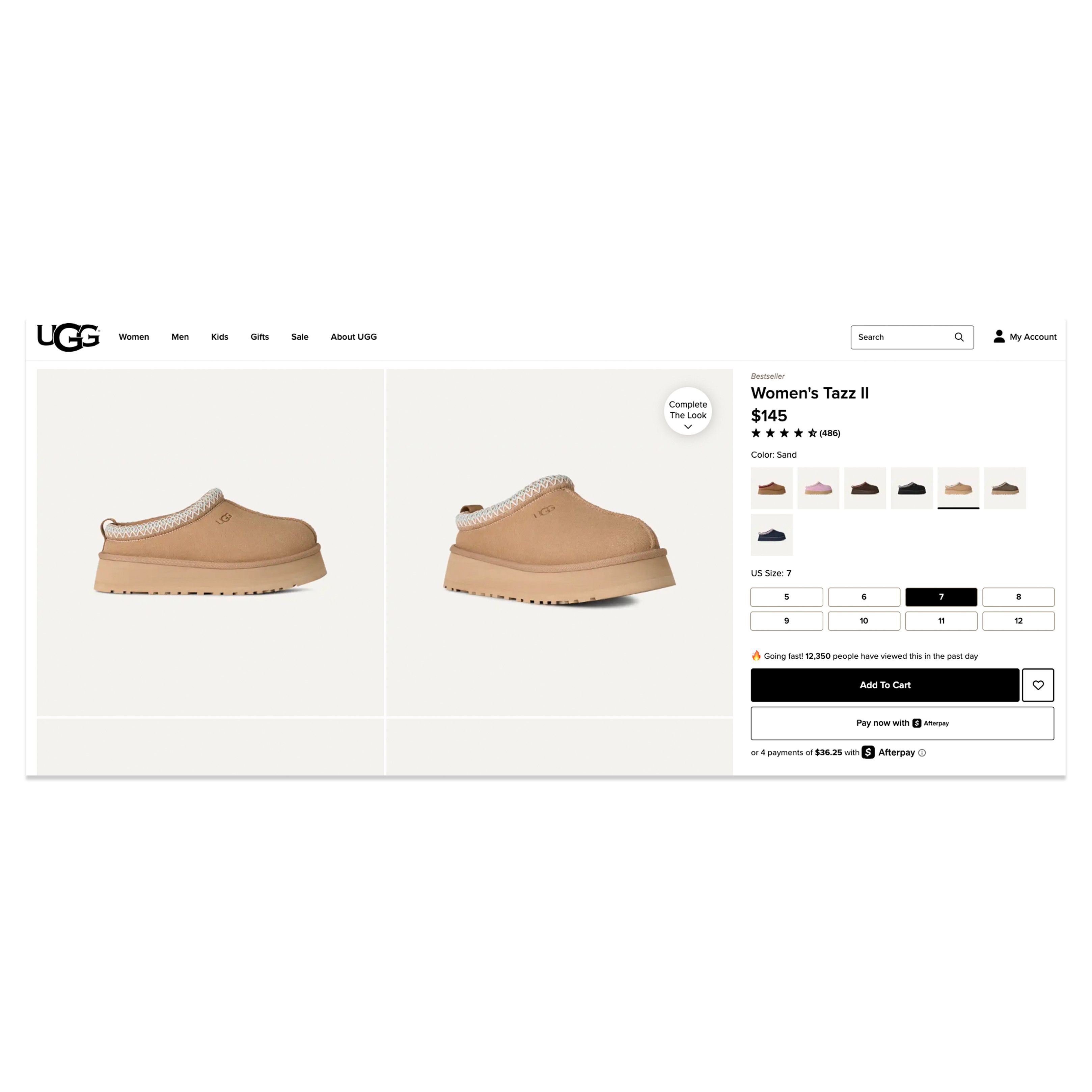 Ugg 2023 UGG Wmns Tazz Slipper 'Sand' Size 8 Size US 8 / IT 38 - 4 Thumbnail