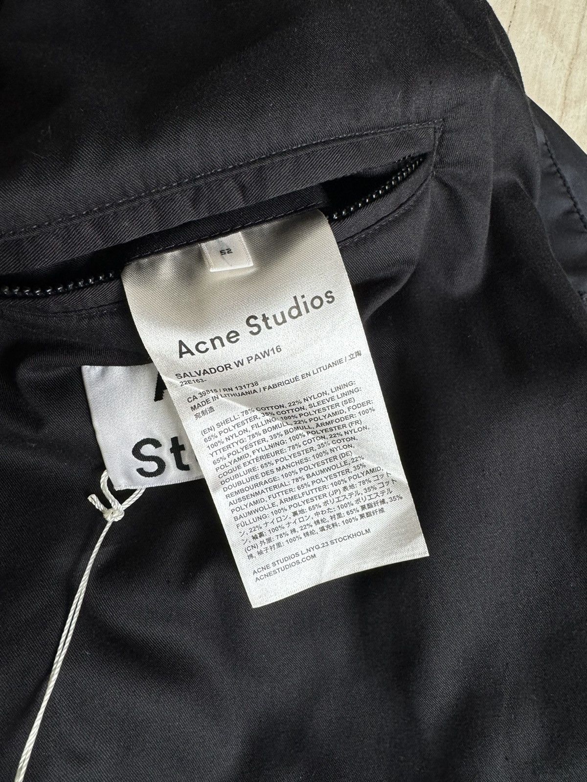Acne Studios AW16 Acne Studios Salvador W Multipocket Light Jacket Size US L / EU 52-54 / 3 - 12 Thumbnail