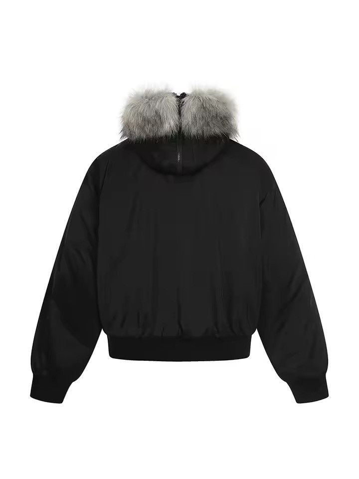 Other Y2k Streetwear Hooded Faux Fur Jacket Warm Coat Size US S / EU 44-46 / 1 - 2 Thumbnail