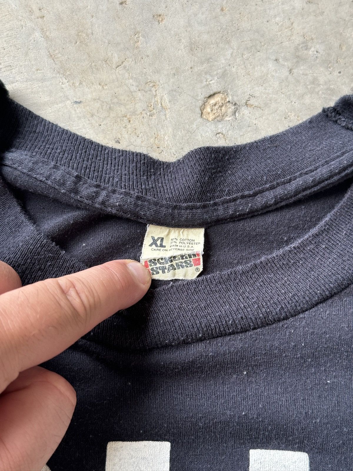 Vintage *RARE* 1991 90s VINTAGE CHICAGO POLICE GUN BLOOD Size US XL / EU 56 / 4 - 7 Thumbnail