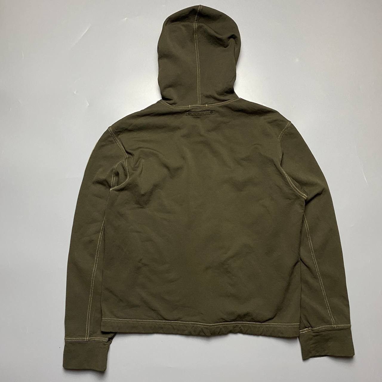 Stone Island Vintage 2005 Stone Island Denims Zip Up Hoodie Size US XL / EU 56 / 4 - 4 Thumbnail