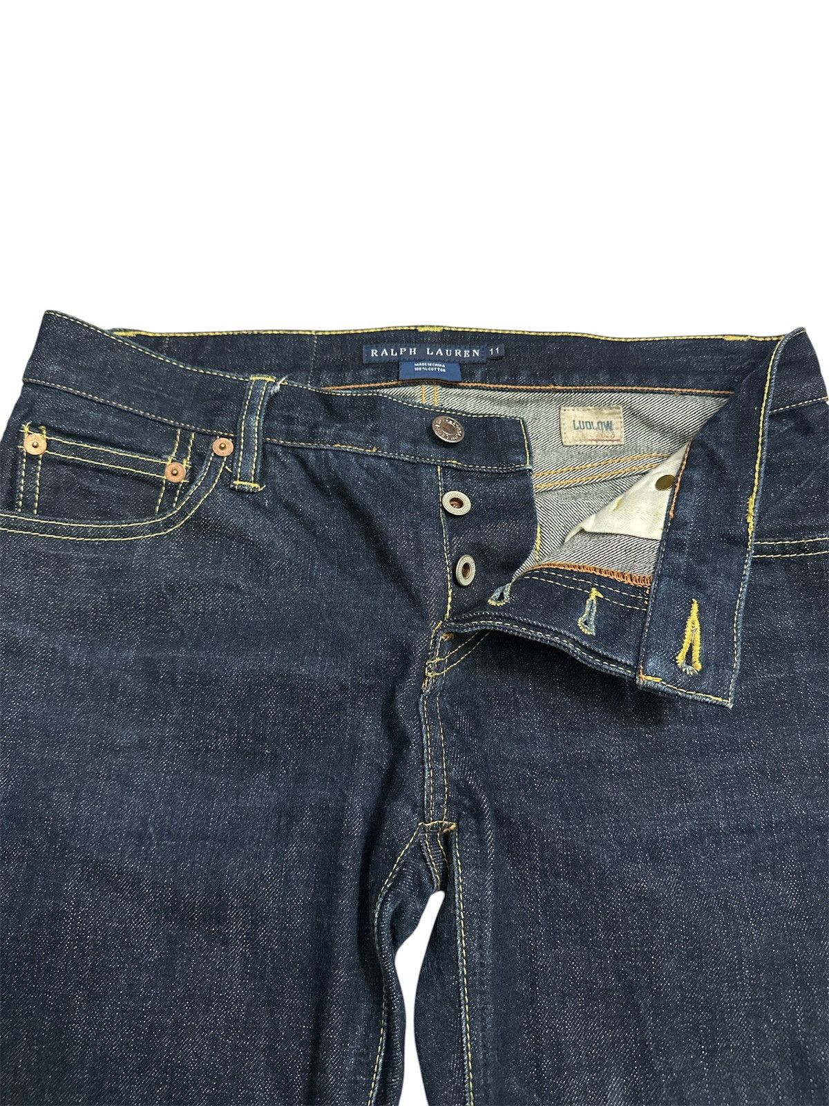 Rick Owens Polo Ralph Lauren Selvedge Jeans Denime Iron Heart Kapital Size US 31 - 5 Thumbnail