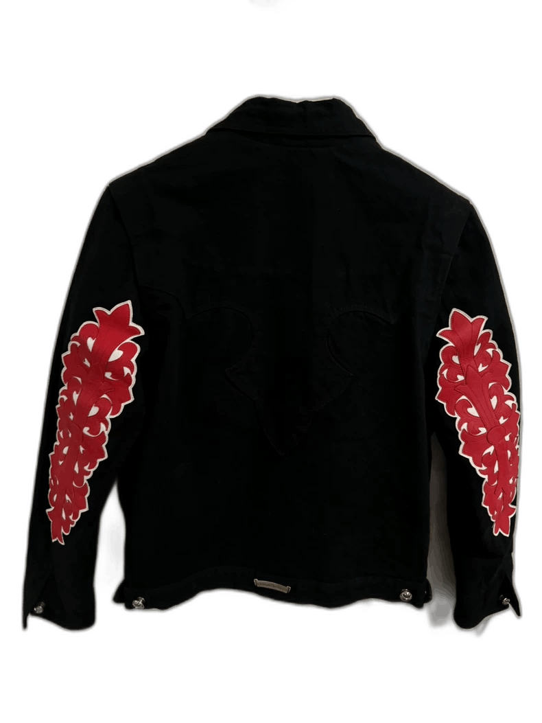 Chrome Hearts Chrome Hearts Vine Patchwork Denim Jacket Size US M / EU 48-50 / 2 - 1 Thumbnail