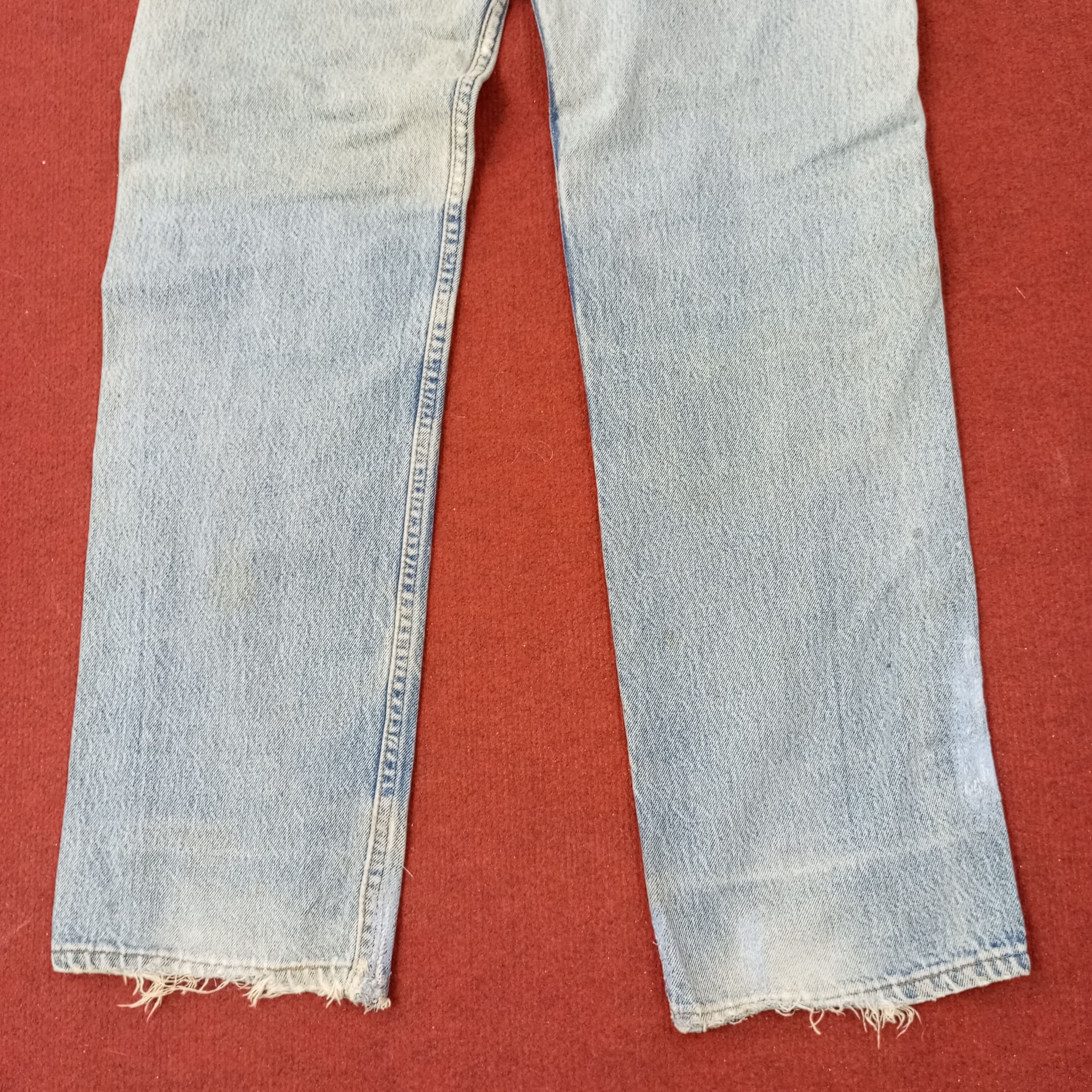 Levi's Levis 501 Made In USA Distressed Jeans c228n23 Size US 30 / EU 46 - 7 Thumbnail