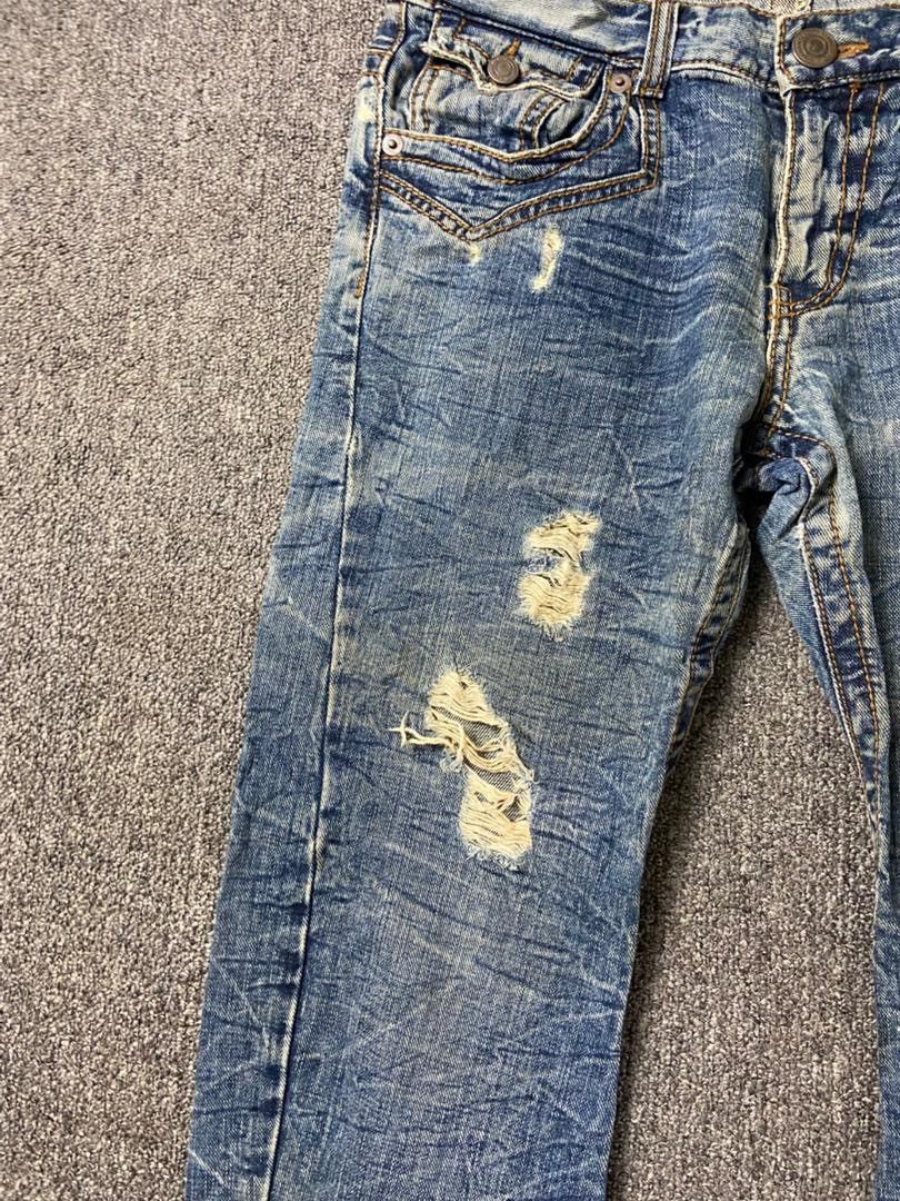 Japanese Brand Rattle Trap Brand Distressed Denim Ripped Jeans (205) Size US 33 - 12 Thumbnail