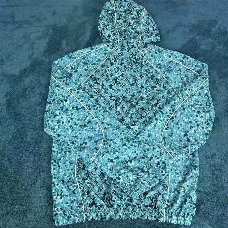 Louis Vuitton Louis Vuitton Blue Hooded Jacket-2506 Size US M / EU 48-50 / 2 - 2 Thumbnail