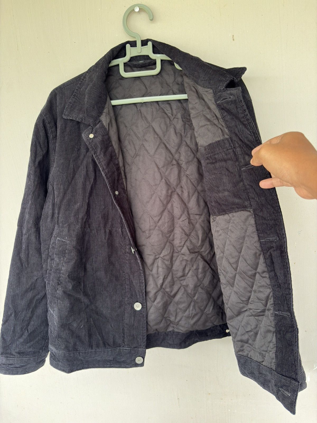 Japanese Brand Compass Black Corduroy Jacket Button-Up Size US XXL / EU 58 / 5 - 7 Thumbnail