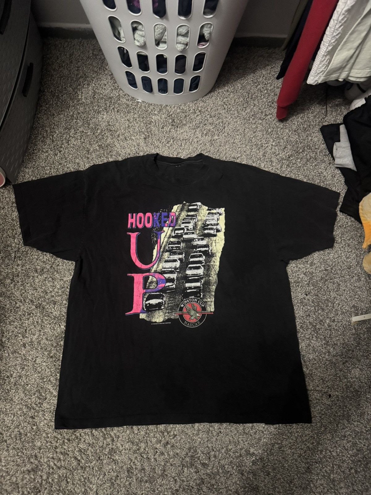 Hanes Vintage 1993 NASCAR T Shirt size XL Size US XL / EU 56 / 4 - 1 Thumbnail