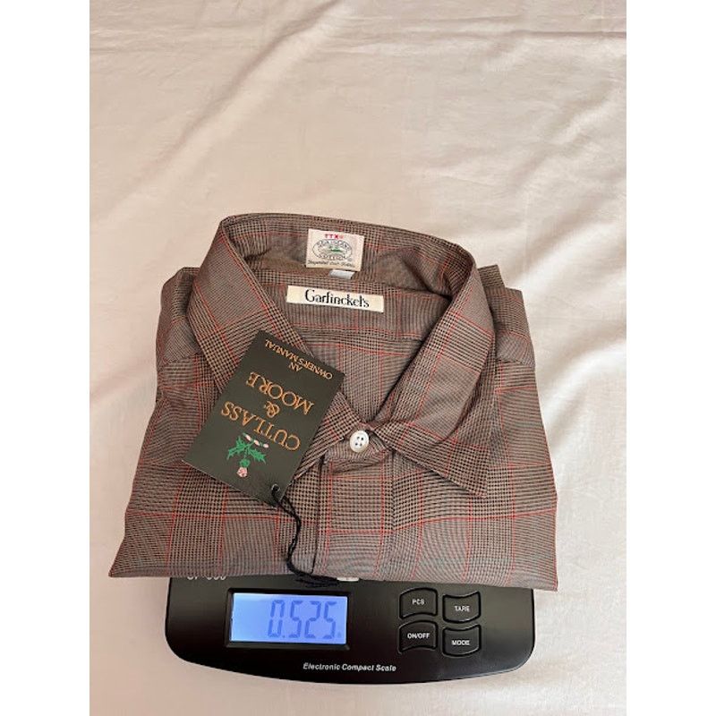 Other Vintage 80s New Garfinckels Shirt Brown Red Plaid Size L Size US L / EU 52-54 / 3 - 7 Thumbnail