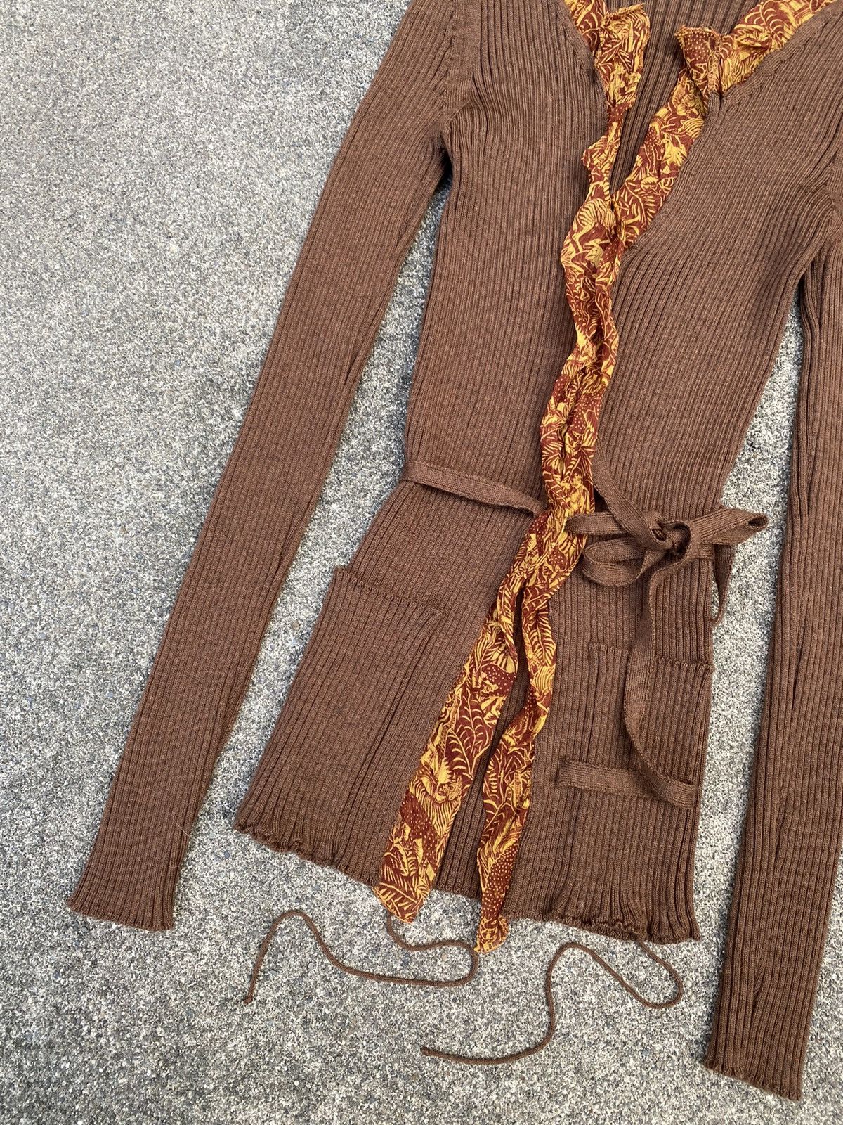 Archive 90s Jean Paul Gaultier- V-cut Cardigan Knit