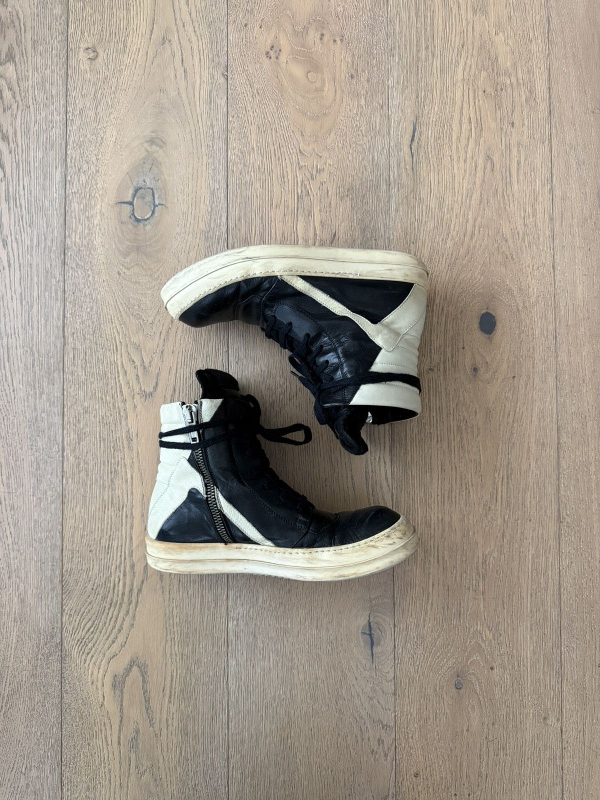 靴 FW10 Rick Owens Short Tongue Geobasket Rick Owens Short Tongue Geobasket Dunk Prototype AW10 | eBay