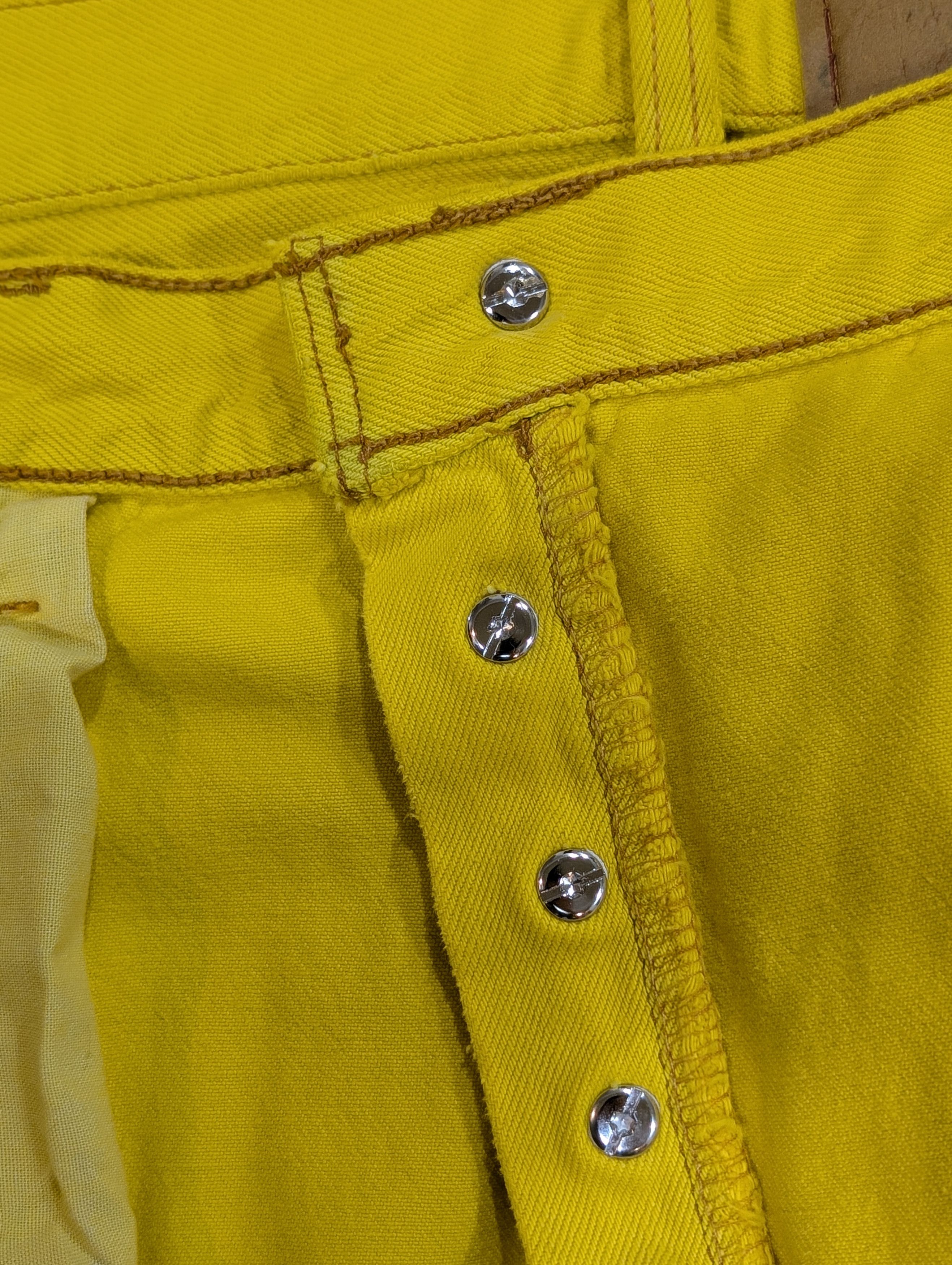 Chrome Hearts Chrome Hearts 2025 Yellow Vegas Cross Patch Levis Jeans Size US 38 / EU 54 - 17 Thumbnail