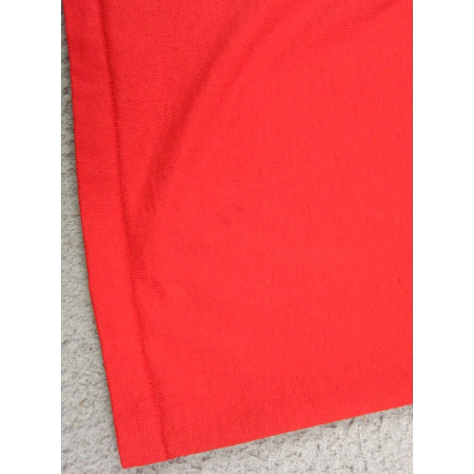 Hanes VINTAGE Hanes Shirt Adult 2XL Red Crew Neck Short Sleeve Solid Logo Made in USA Doctor Medical Mens Size US XXL / EU 58 / 5 - 7 Thumbnail