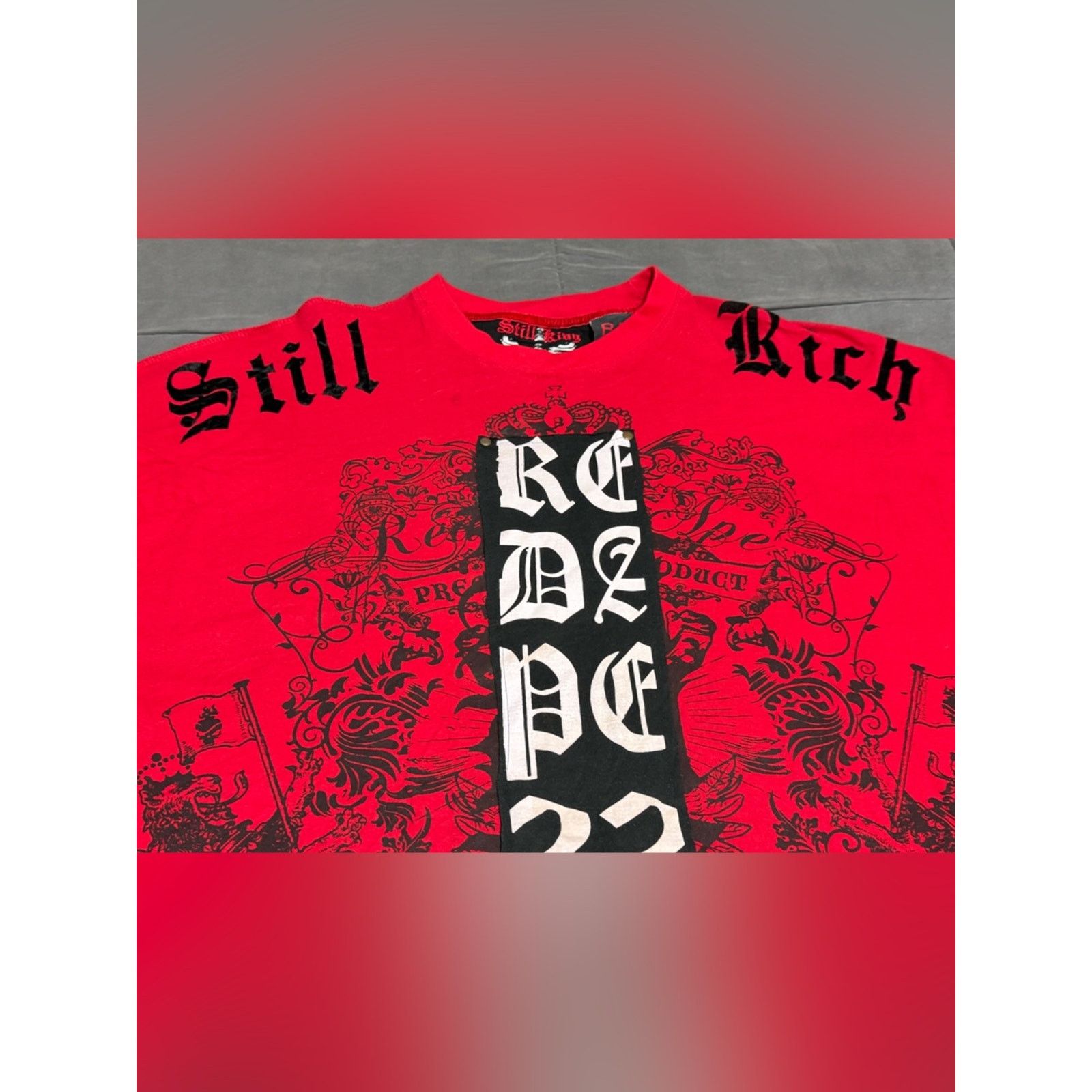 Other Red Ape Shirt Mens 4XL “Still King” Hip Hop Streetwear Y2K Size US XXL / EU 58 / 5 - 5 Thumbnail