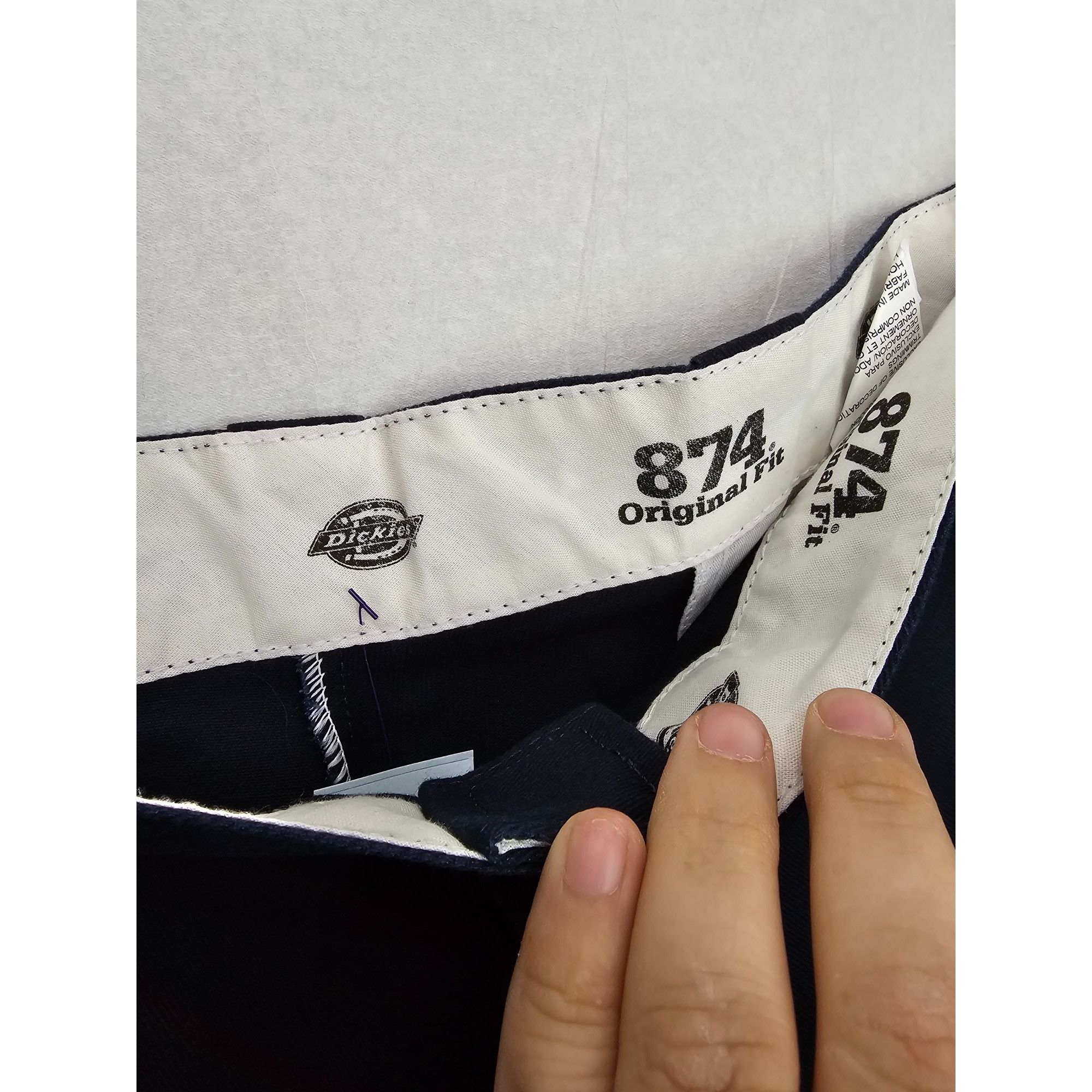 Dickies Dickies 874 Original Fit Men's Work Pants 40x32 Black Durabl Size US 40 / EU 56 - 3 Thumbnail