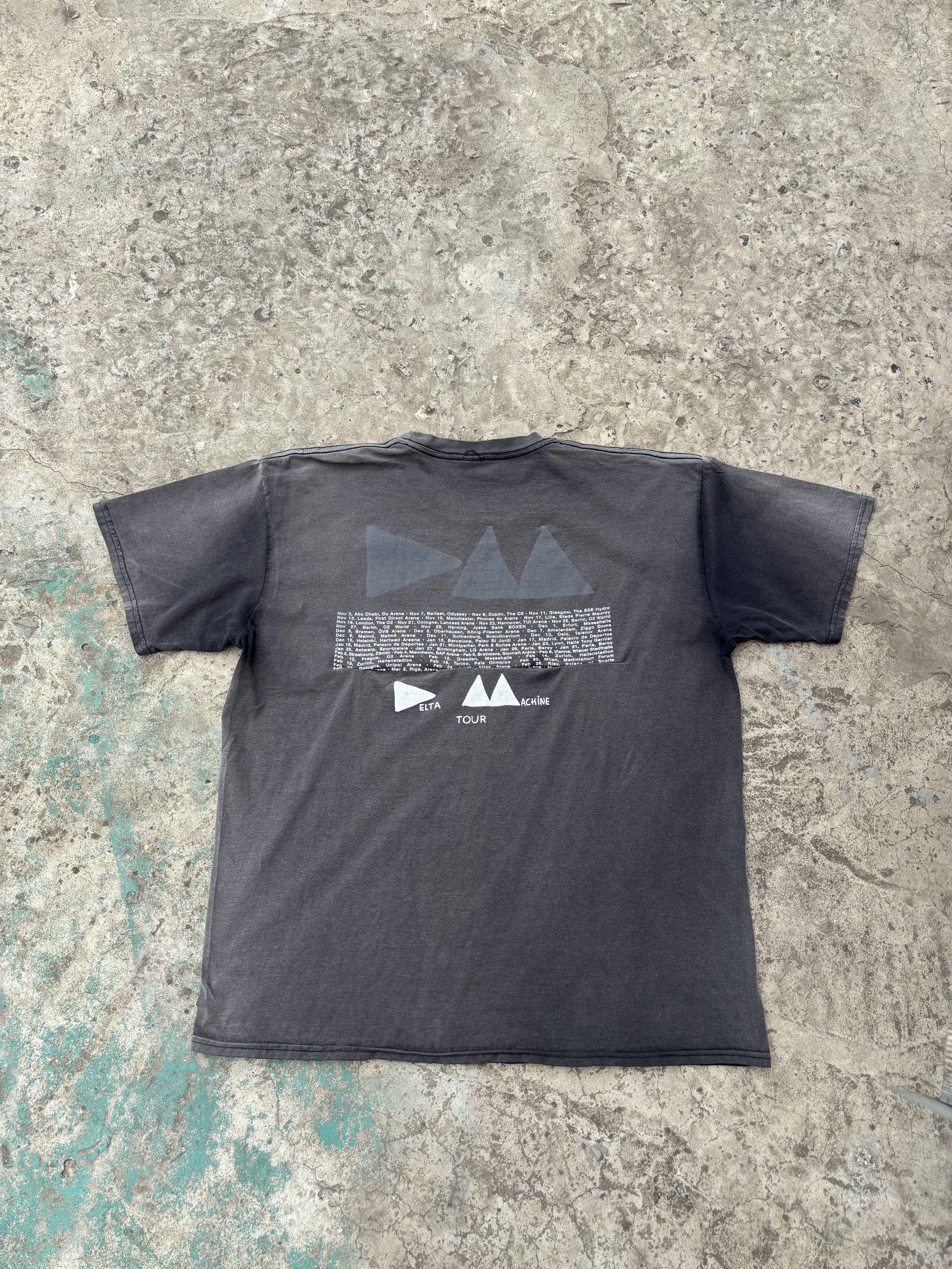 Band Tees Depeche Mode Delta Machine Tour Repaired Faded Tee Size US XL / EU 56 / 4 - 2 Thumbnail