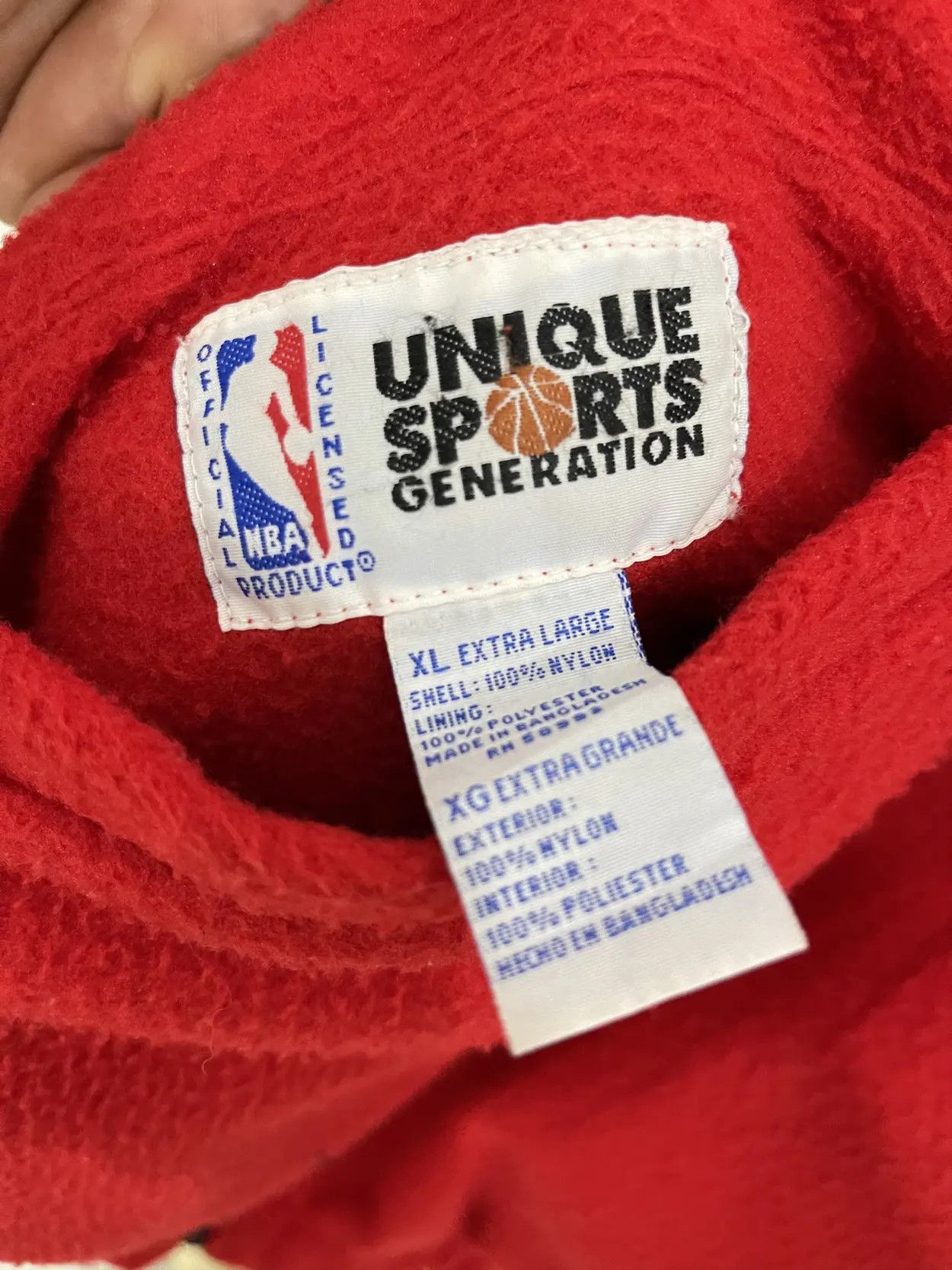 NBA Nba chicago bulls vintage reversible fleece jacket xl Size US XL / EU 56 / 4 - 9 Thumbnail
