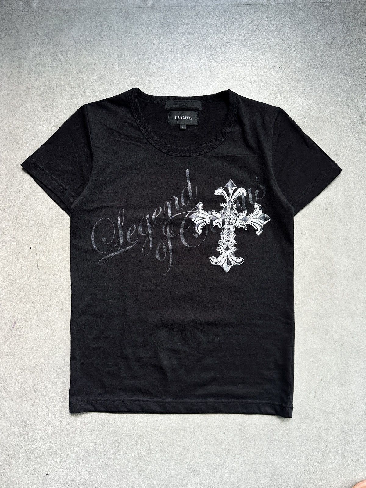 GOSTAR DE FUGA FUGA CROSS BLACK TEE Size US S / EU 44-46 / 1 - 1 Thumbnail