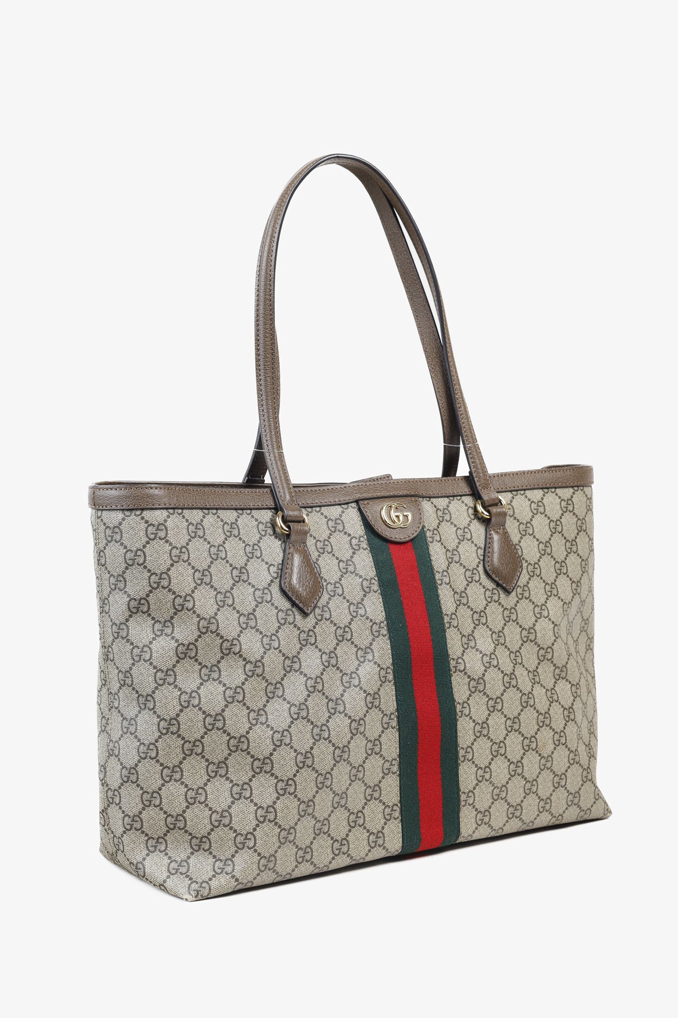 Gucci Gucci Ophidia Medium GG Supreme Canvas Tote Bag Size ONE SIZE - 2 Thumbnail