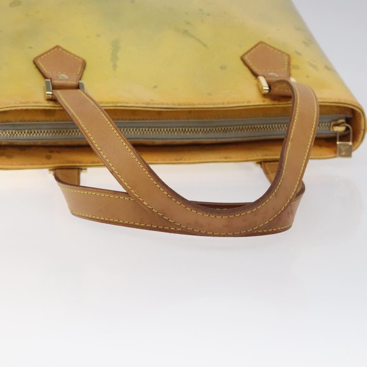 Louis Vuitton LOUIS VUITTON Monogram Vernis Houston Hand Bag Gris M91053 Size ONE SIZE - 7 Thumbnail