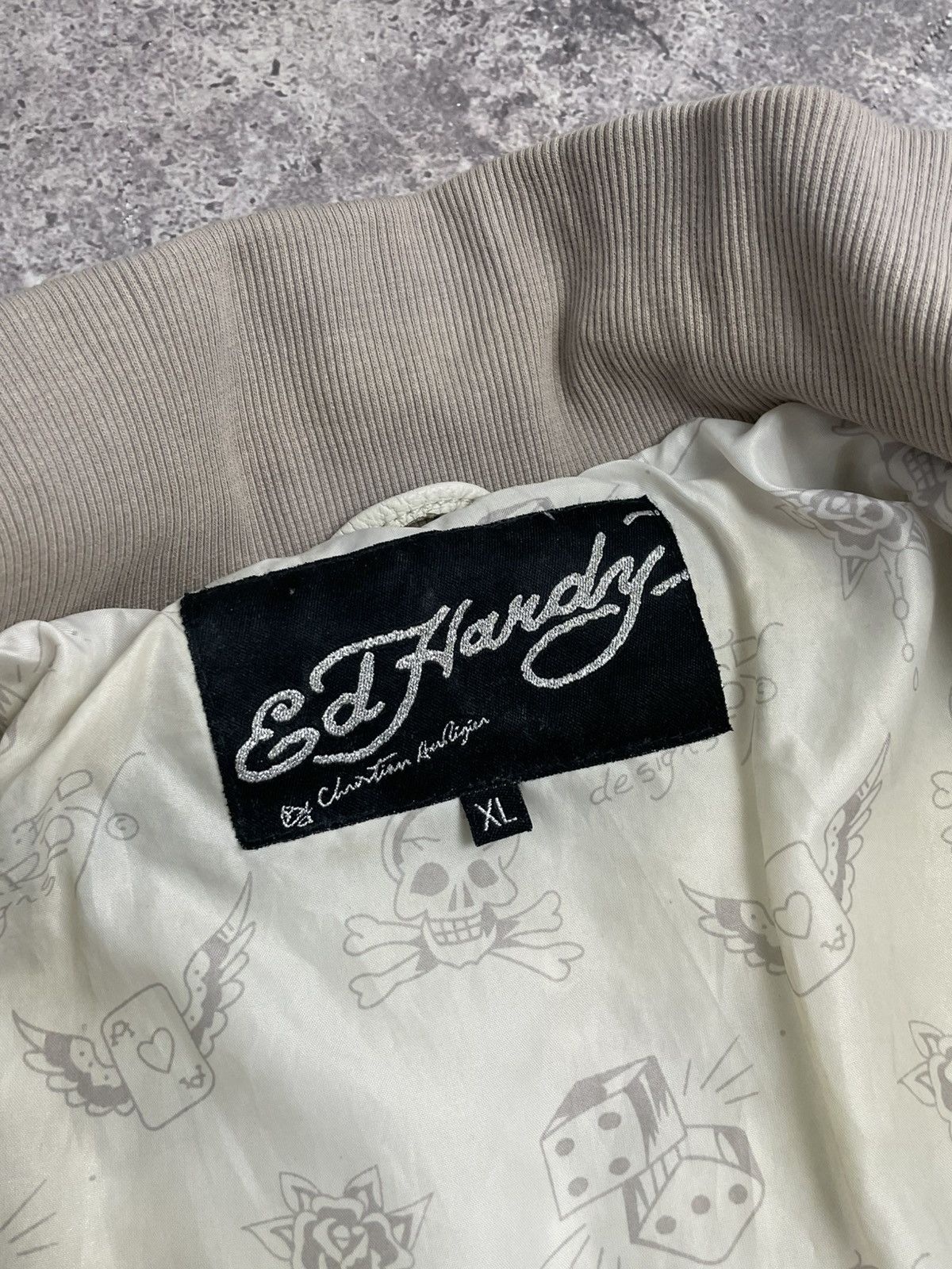 Ed Hardy Ed hardy vintage leather jacket Size US XL / EU 56 / 4 - 18 Thumbnail